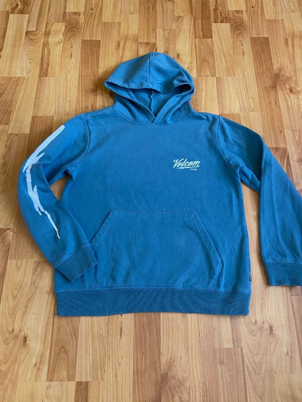Volcom Stone Boys Lightning Hoodie Green Size XL